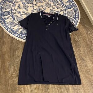 Tommy Hilfiger Dark Blue Polo Dress; size XL
